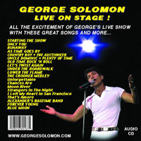 George Solomon, Live On Stage! CD
